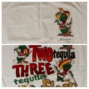 Vintage Tequila Floor Mazatlan Souvenir t shirt